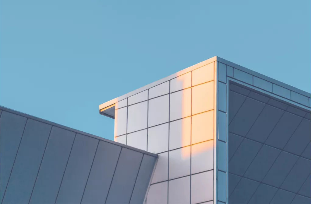 Painted outdoor building