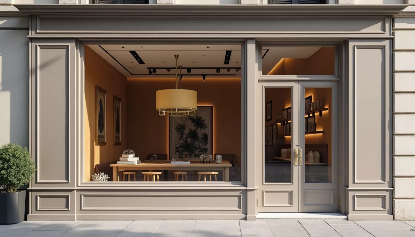 Commercial painted exterior