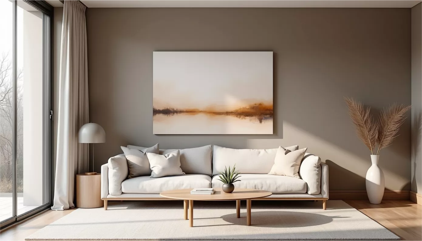 Painted interior residential home